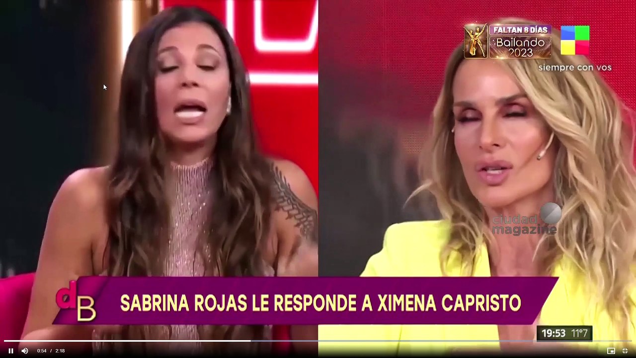 Sabrina Rojas habló del final de la amistad con Ximena Capristo
