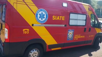 Idoso, de 88 anos, é socorrido após acidente no Bairro Periolo