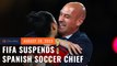 FIFA suspends Spain’s soccer chief Luis Rubiales over kiss