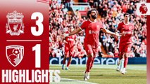 Liverpool 3-1 Bournemouth: HIGHLIGHTS | Salah, Diaz and Jota all score at Anfield