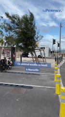 De fortes rafales de vent à Marseille ce lundi