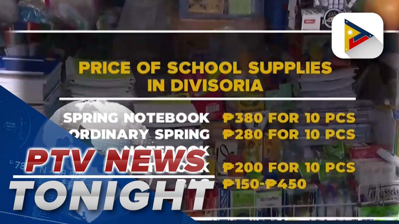 Consumers flock to Divisoria for last-minute shopping of school supplies