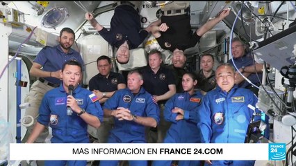 Misión de la NASA y Space X llegó exitosamente a la Estación Espacial internacional