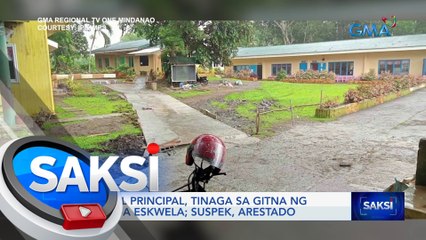 School principal, tinaga sa gitna ng Brigada Eskwela; suspek, arestado | Saksi