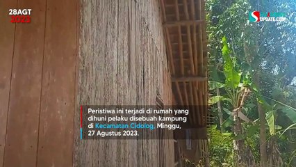 Garang Saat Siksa Korban Tertunduk Ketika Diborgol, Ini Tampang Ayah Penganiaya Anak di Sukabumi