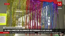 Con aplausos y Rock and Roll, alumnos de primaria comienzan el ciclo escolar en alcaldía Cuauhtémoc