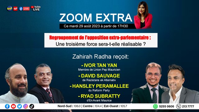 Zoom Extra : Regroupement de l'opposition extra-parlementaire : Une troisième force sera-t-elle réalisable ?