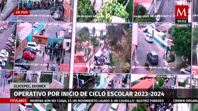 Se realizan operativos por regreso a clases en Ecatepec