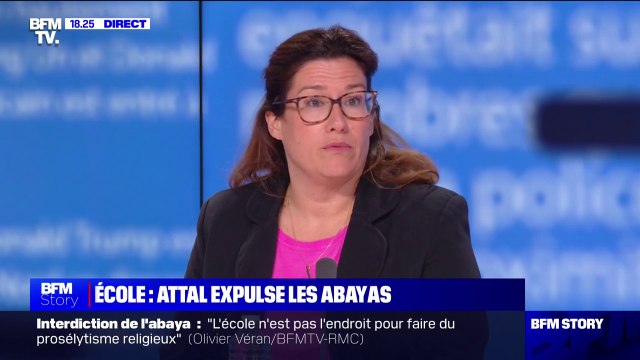Interdiction de l'abaya à l'école: ce vêtement est une atteinte aux lois de la République , affirme Sonia Backès, secrétaire d'État chargée de la Citoyenneté