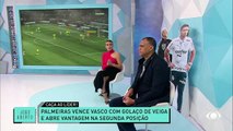 Renata Fan e Denilson concordam que arbitragem errou em Palmeiras x Vasco