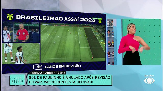 Debate Jogo Aberto: Arbitragem errou em Palmeiras x Vasco?