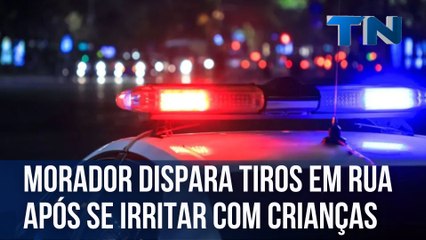Morador dispara tiros em rua após se irritar com crianças na Grande Vitória