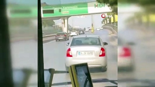 Trafiği tehlikeye düşürdü! Aldığı ceza çok komik