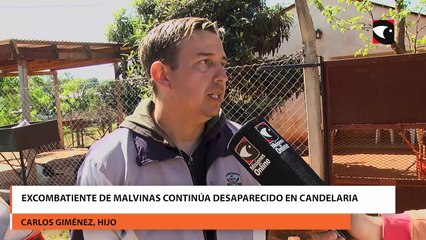 Excombatiente de Malvinas continúa desaparecido en Candelaria