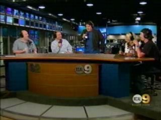 Frosty, Heidi and Frank on KCAL9