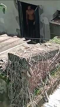 Earlier neighbor used to disturb by throwing water, on giving explanation