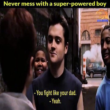 The boy who possesses super powers after an unexpected