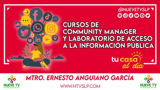 Cursos de Community Manager y Laboratorio de acceso a la información pública