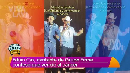 Eduin Caz, confesó que venció al cáncer