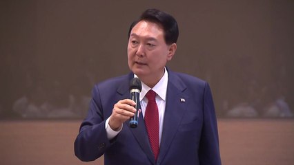 尹 "1+1=100이란 세력, 싸울 수밖에...野·언론, 24시간 정부 욕" / YTN