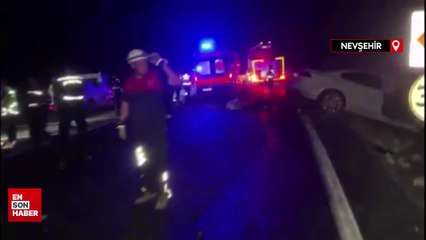 Nevşehir'de cip ile otomobil çarpıştığı kazada 4 kişi can verdi