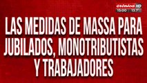 Las medidas de Massa para jubilados, monotributistas  y trabajadores: consultorio en vivo