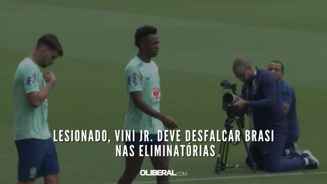 Lesionado, Vini Jr. deve desfalcar Brasil nas Eliminatórias