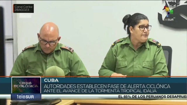 teleSUR Noticias 15:30 28-08: En Cuba decretan la fase de alerta ciclónica