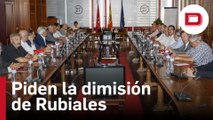 Las federaciones territoriales abandonan a Rubiales y le piden que dimita «de manera inmediata»