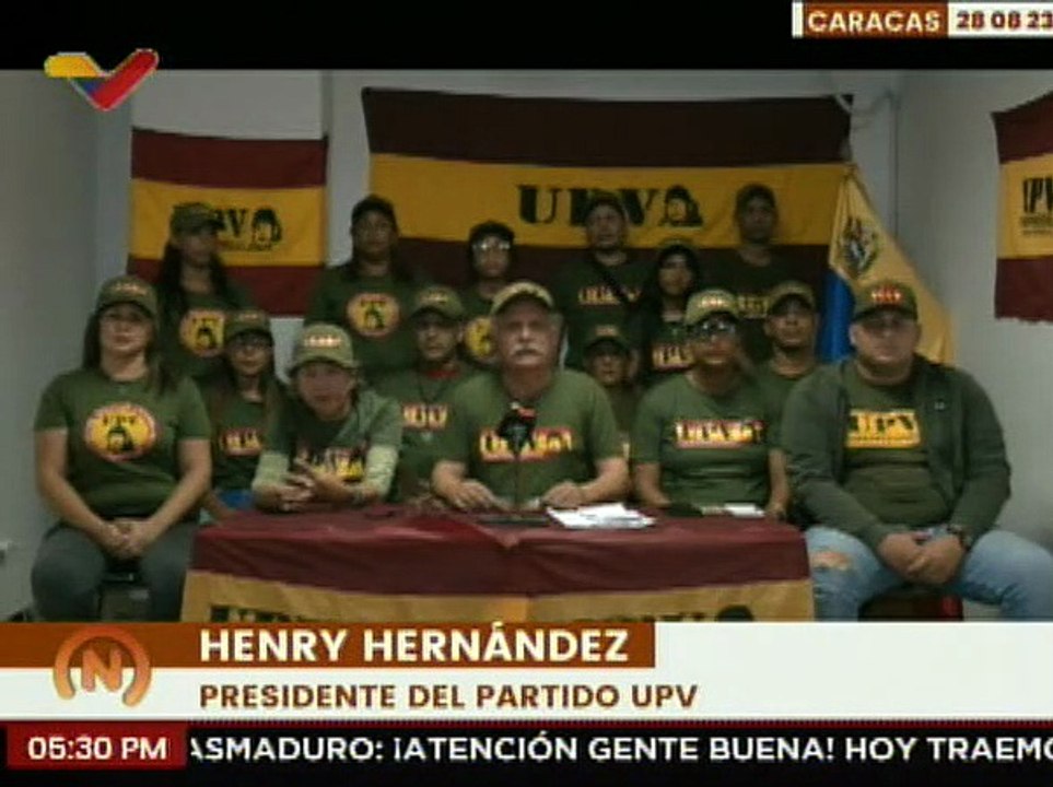 UPV realiza gira por el país para organizar su militancia de cara a las venideras elecciones