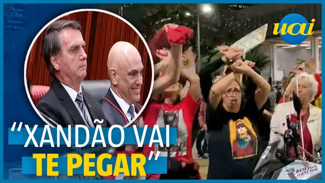 Opositores pedem prisão de Bolsonaro em BH: 'Xandão vai te pegar'