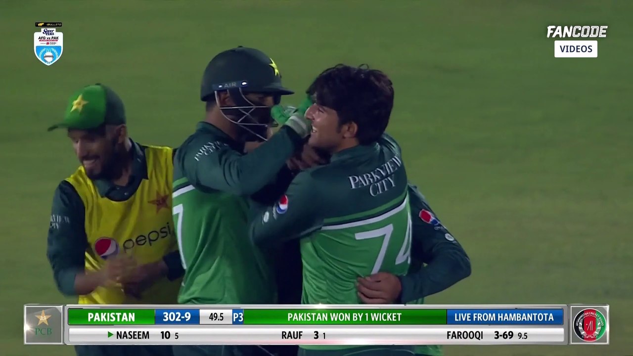 AFG vs PAK 2nd ODI Highlights Afghanistan vs Pakistan Rivalry AFG vs PAK Thriller video