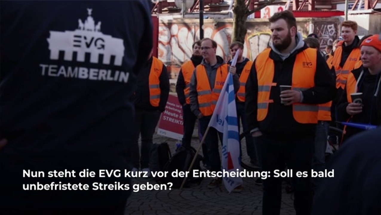 Unbefristete Streiks bei der Bahn? Urabstimmung entscheidet