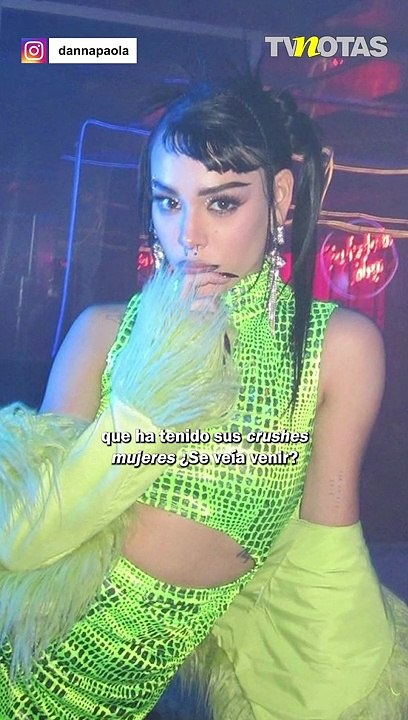 Danna Paola confiesa que se enamoró de una mujer.