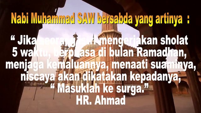 NASEHAT DAN KATA KATA BIJAK ISLAMI DARI HADITS NABI MUHAMMAD SAW