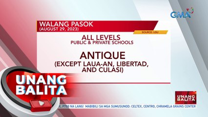 Walang Pasok Announced for August 29, 2023 – UB Updates 🚫