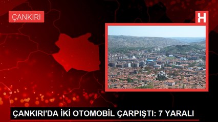 Çankırı'da Otomobil Çarpışması: 2'si Çocuk 7 Kişi Yaralandı