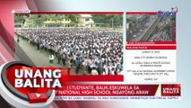 Mahigit 13,000 estudyante, balik-eskuwela sa Davao City National High School ngayong araw | UB