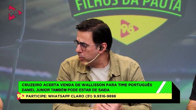 FDP98 | Com poucas oportunidades com o técnico Pepa, o meia Daniel Junior e o volante Wallisson estão de saída do Cruzeiro