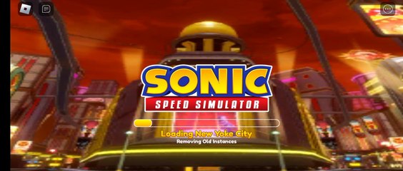 Sonic Speed Simulator Roblox New Yoke City Loading