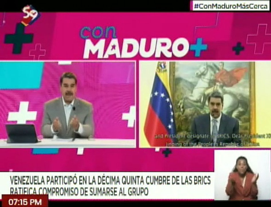 Presidente Nicolás Maduro: Los BRICS representan el nuevo orden mundial sin colonialismo