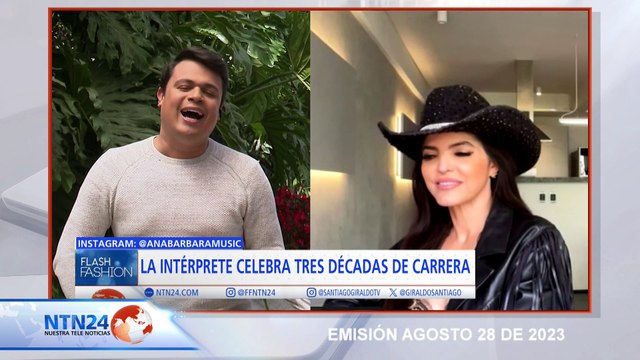 Ana Barbara celebra tres decadas de carrera artística