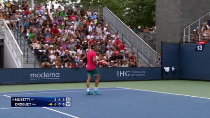 Du cran et de l'audace : comment Droguet a créé la sensation face à Musetti