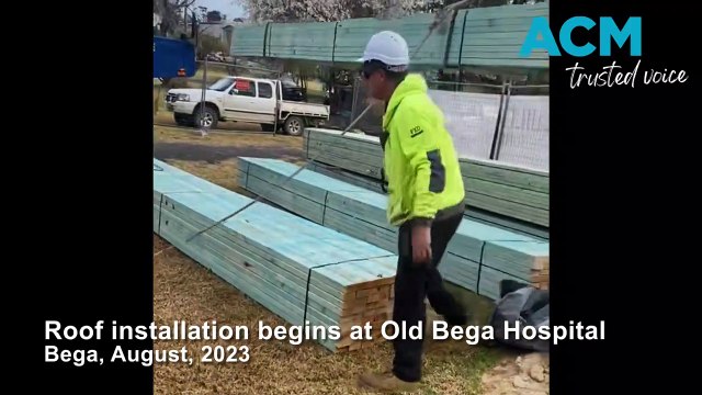 Contractor Leser Build begins repairs and roof installation on Old Bega Hospital site