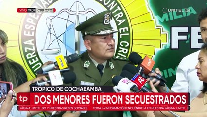 Dos niños fueron víctimas de un nuevo secuestro en el trópico de Cochabamba