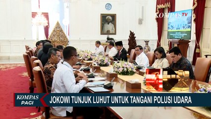 Jokowi Resmi Tunjuk Menkomarves Luhut untuk Tangani Permasalahan Polusi Udara Jabodetabek
