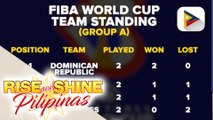 Dominican Republic, nangunguna sa team standing ng Group A sa FIBA