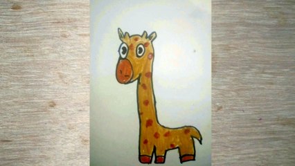 How to draw Giraffe Melman (Garten of Banban)