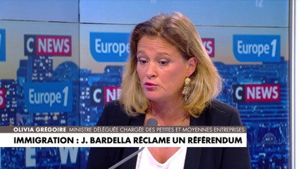 Olivia Grégoire : «Tout ce qui relève de l'immigration est profondément rejeté par le Rassemblement national»