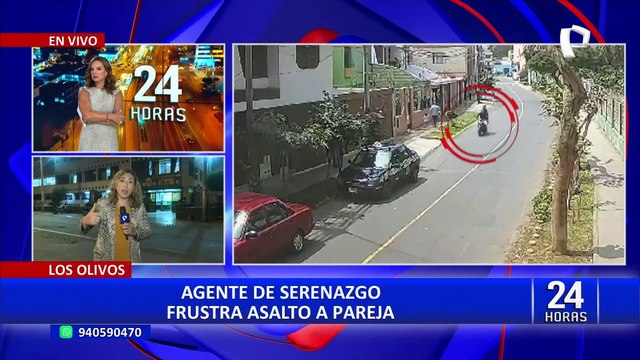 Los Olivos: sereno arriesga su vida y se enfrenta a delincuentes que asaltaban a pareja